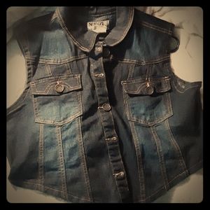 NOFUZE jeans denim vest